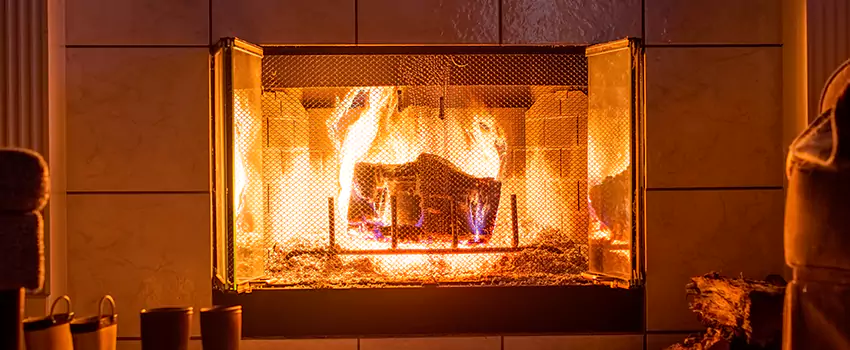 Mendota Hearth Landscape Fireplace Installation in Alamo, Texas