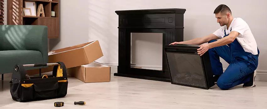 Old Rusted Metal Fireplace Repair And Replacement in Alamo, TX